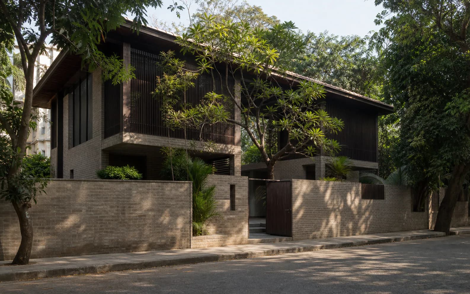 Courtyard Villa street elevation