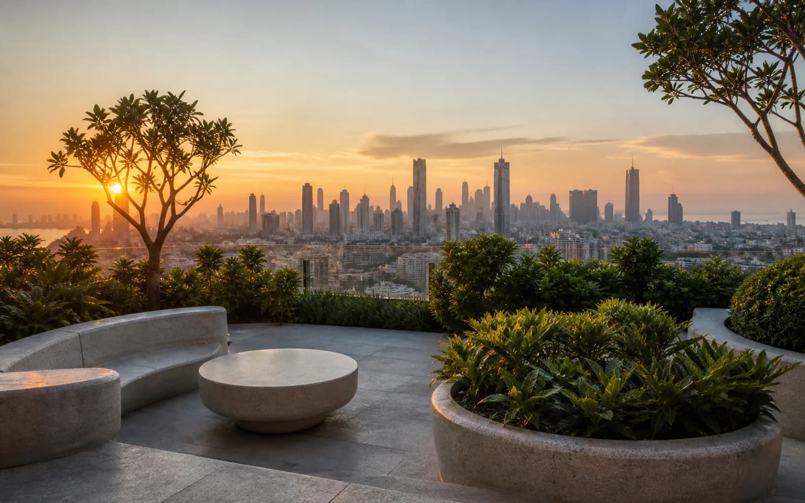 Mansion Residences garden terrace
