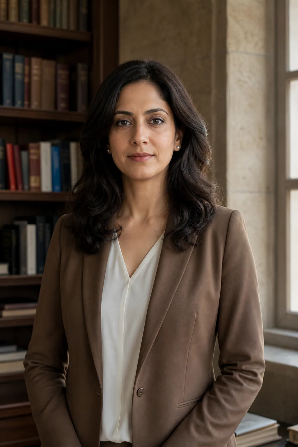 Illustrative portrait of advisor Nisha Kapoor