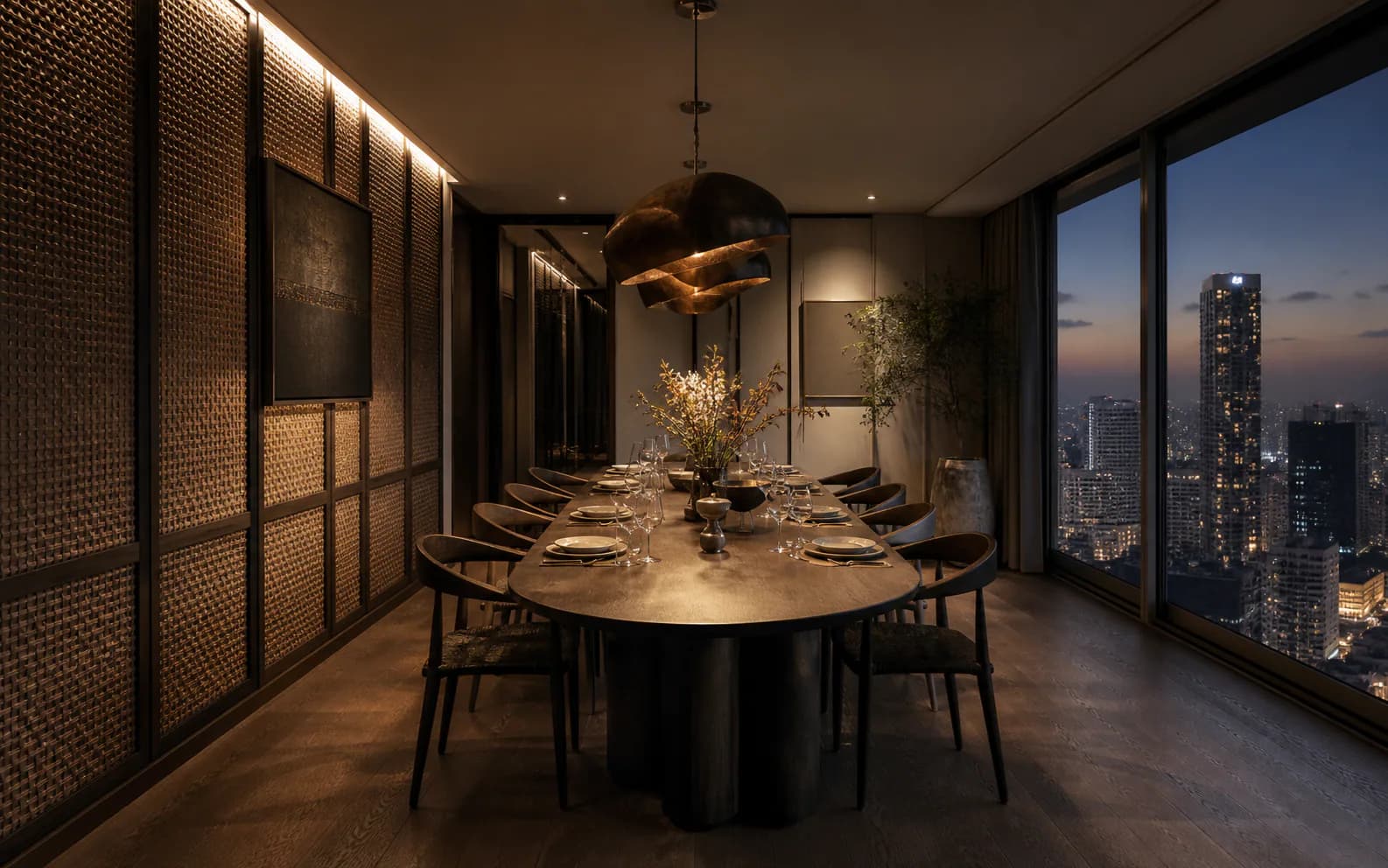 The Meridian private dining room