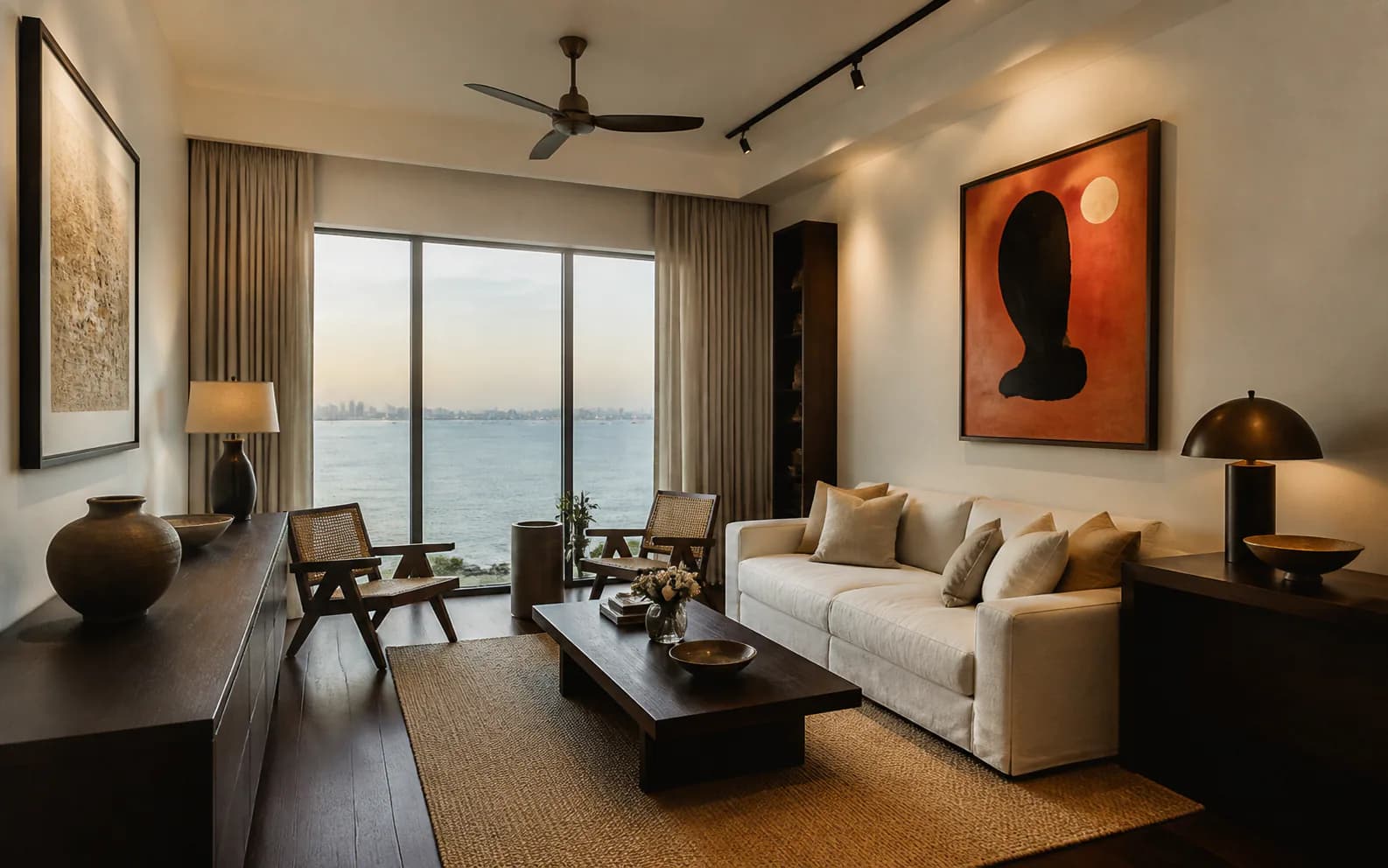 Worli Atelier art-led living room